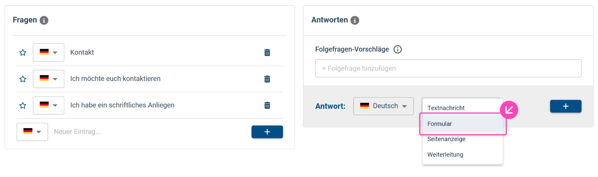 Formular in die Wissensbasis aufnehmen.jpg